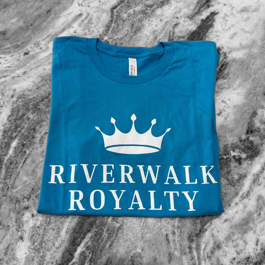 Aqua Blue Riverwalk Royalty Tee