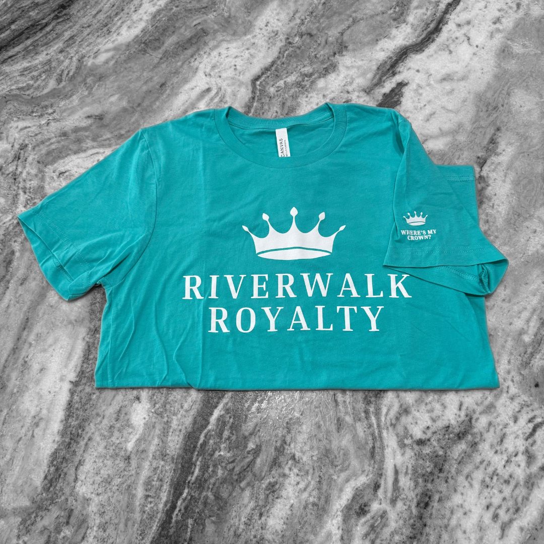 Teal Riverwalk Royalty Tee