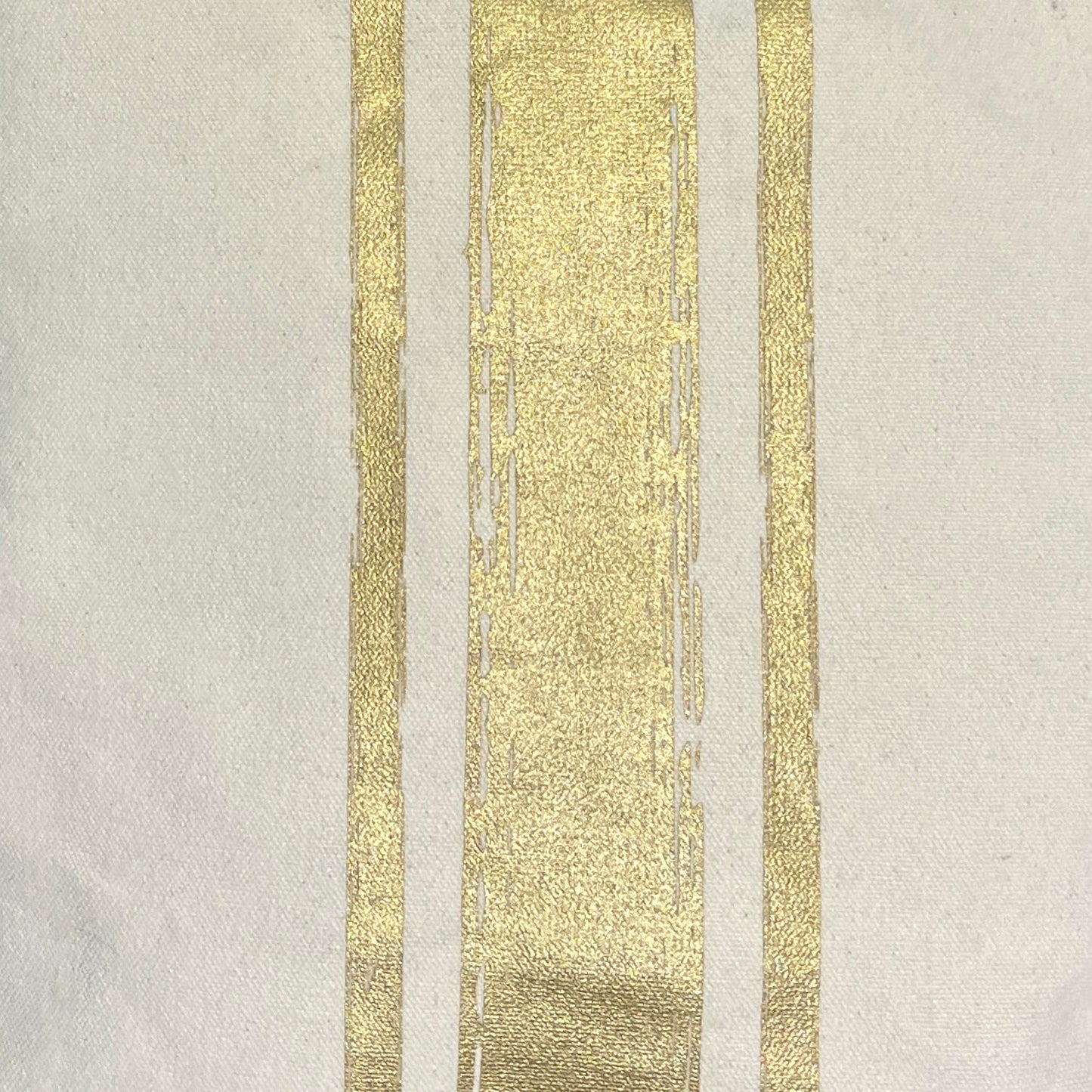 CB Station Gold Stripes Canvas Tote