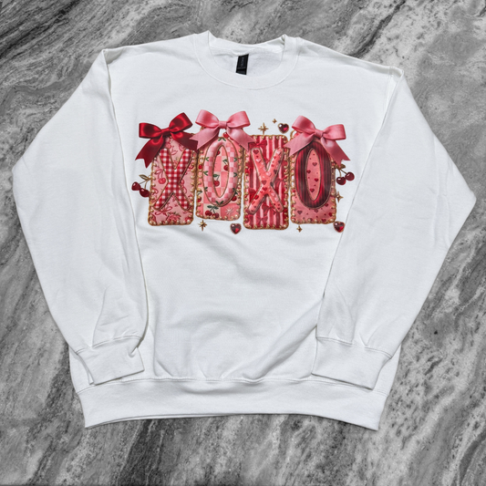 XOXO Valentine's Printed Sweatshirt