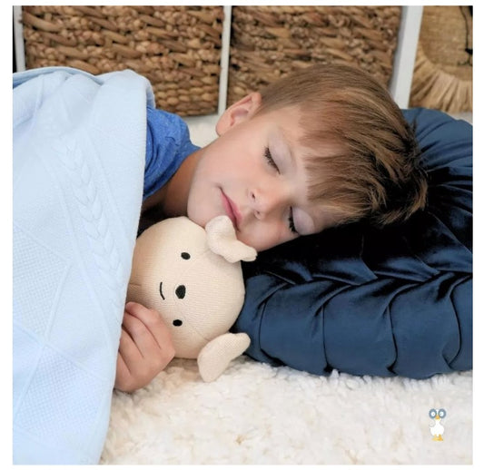 Goose Waddle Knit Baby Blanket