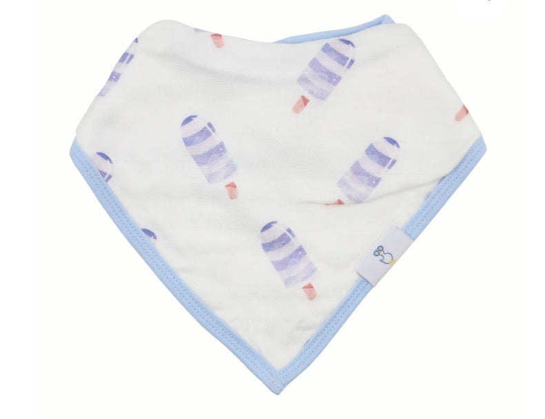 Goose & Waddle Muslin and Terry 2-Bib Set
