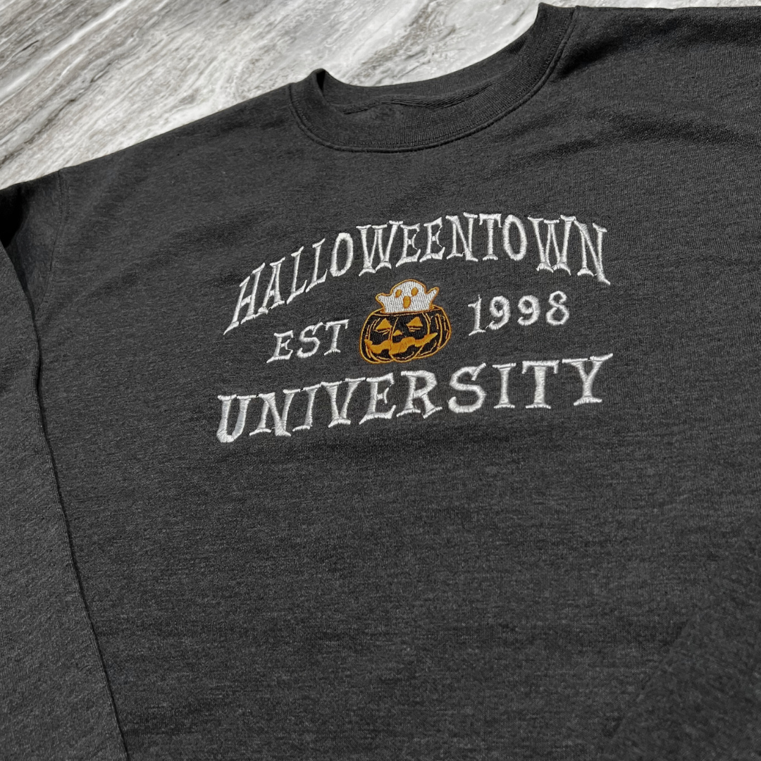 Halloweentown University Embroidered Crew