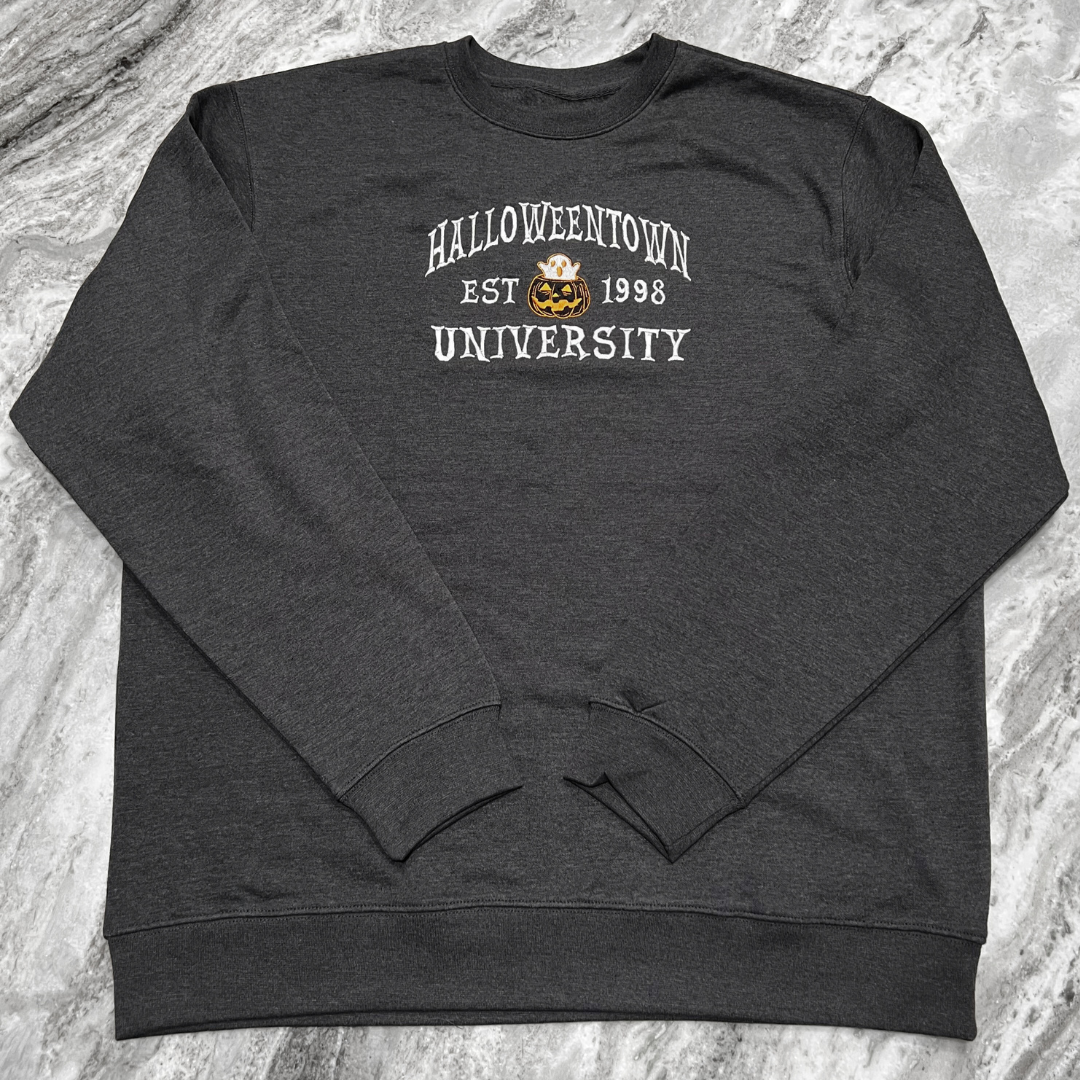 Halloweentown University Embroidered Crew