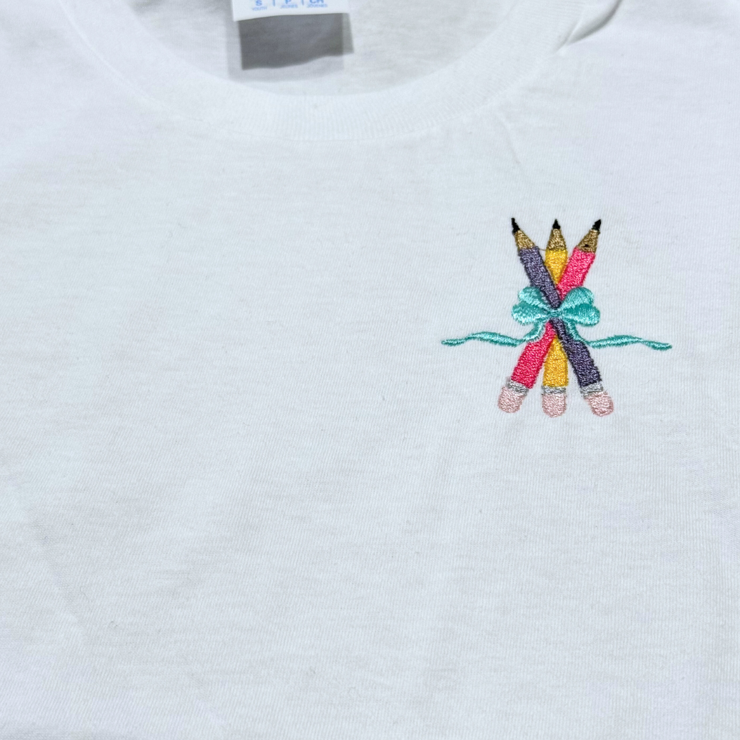 Youth Ribbon Pencil Tee