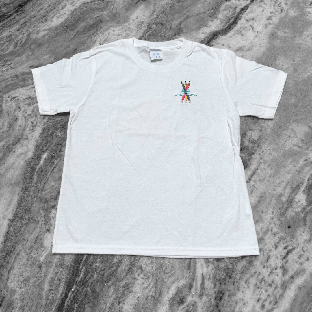 Youth Ribbon Pencil Tee