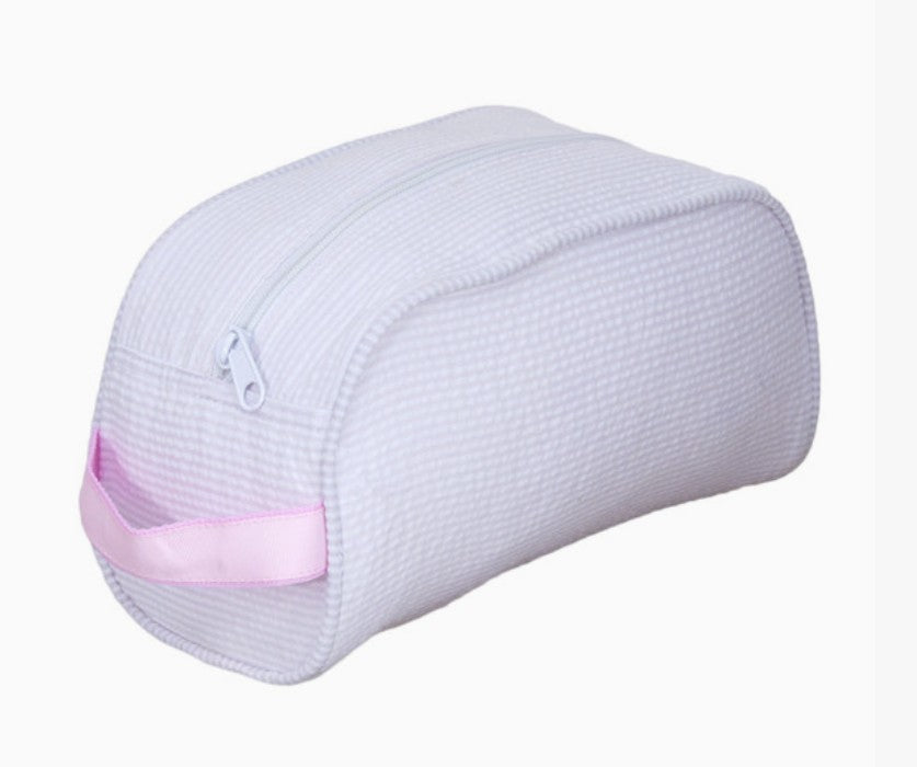 MINT Pink Seersucker Traveler Bag