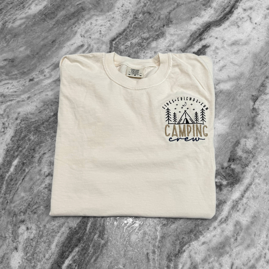 Camping Crew Embroidered T-Shirt