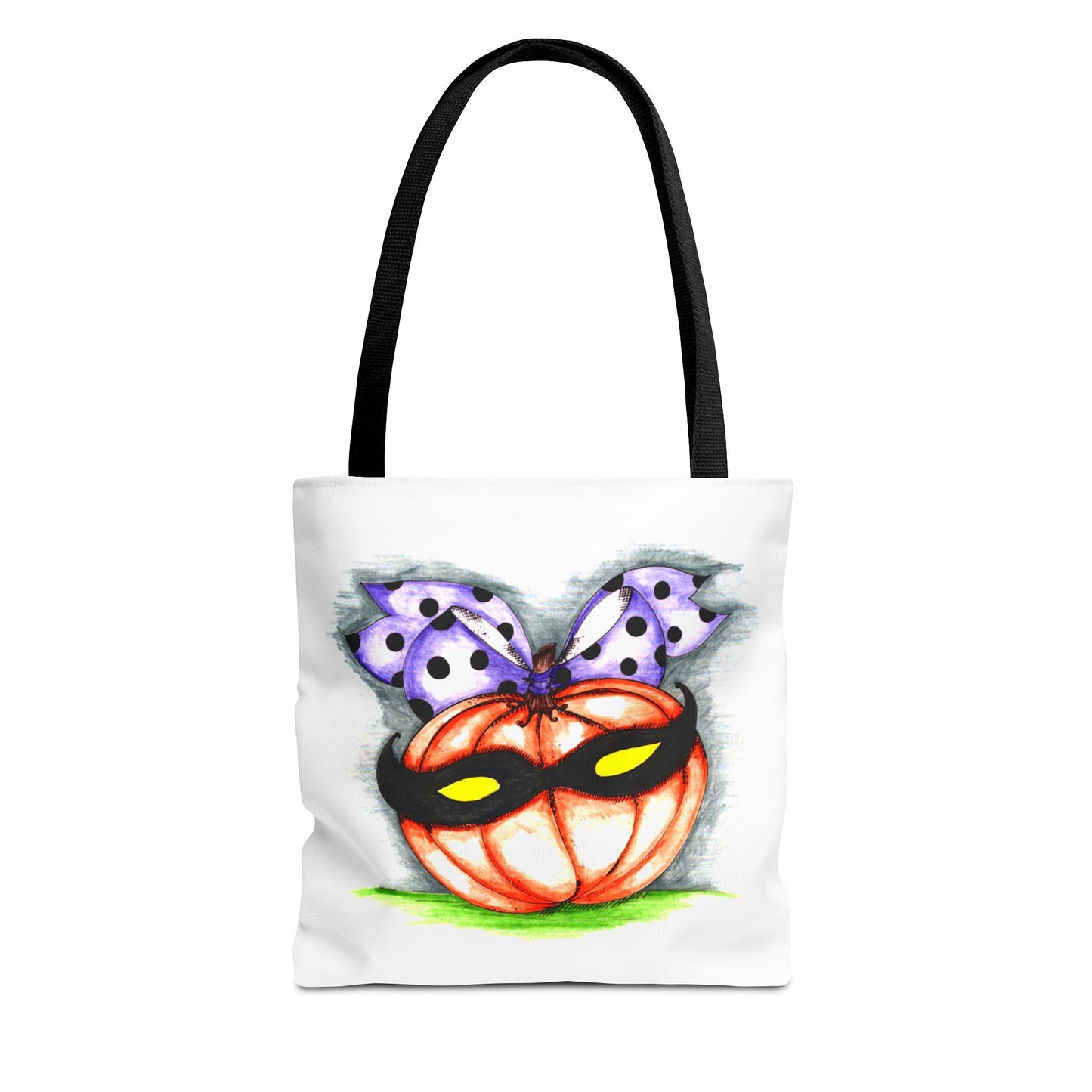 Masked Pumpkin Tote Bag