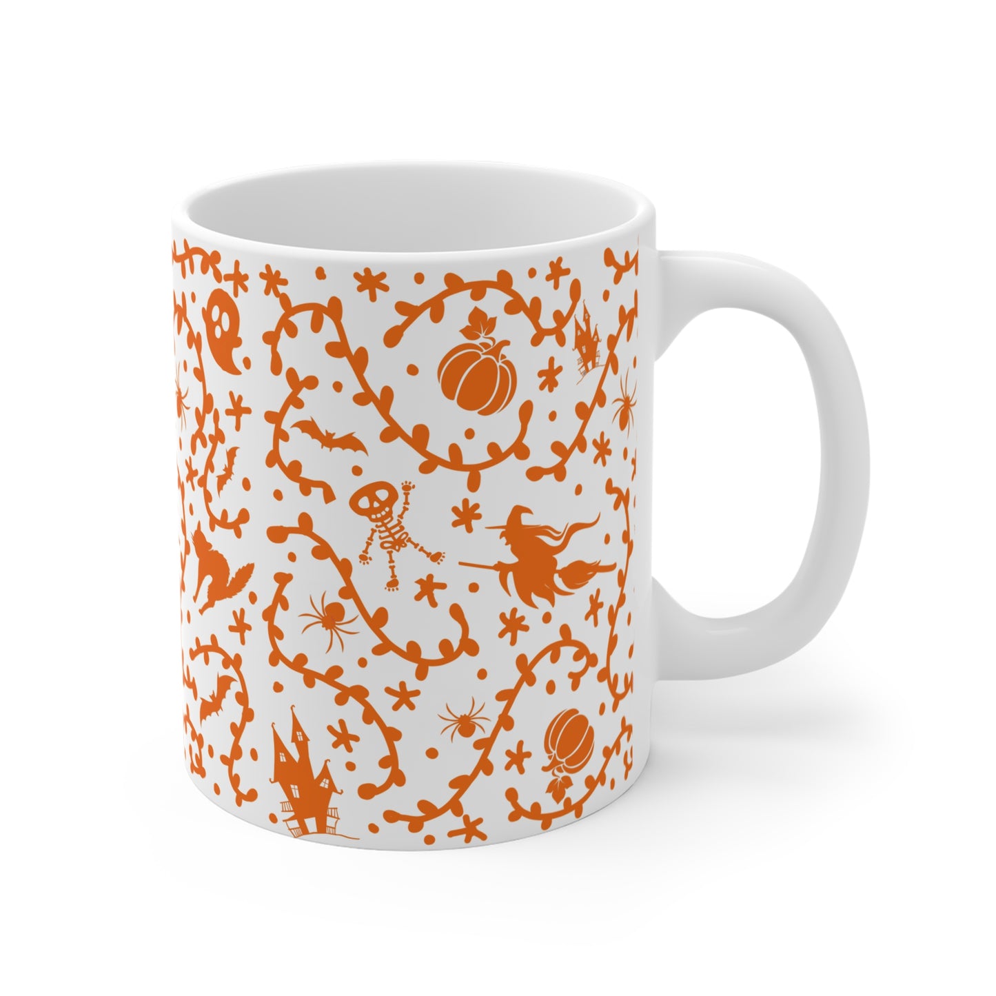 Halloween Otomi Ceramic 11oz Mug