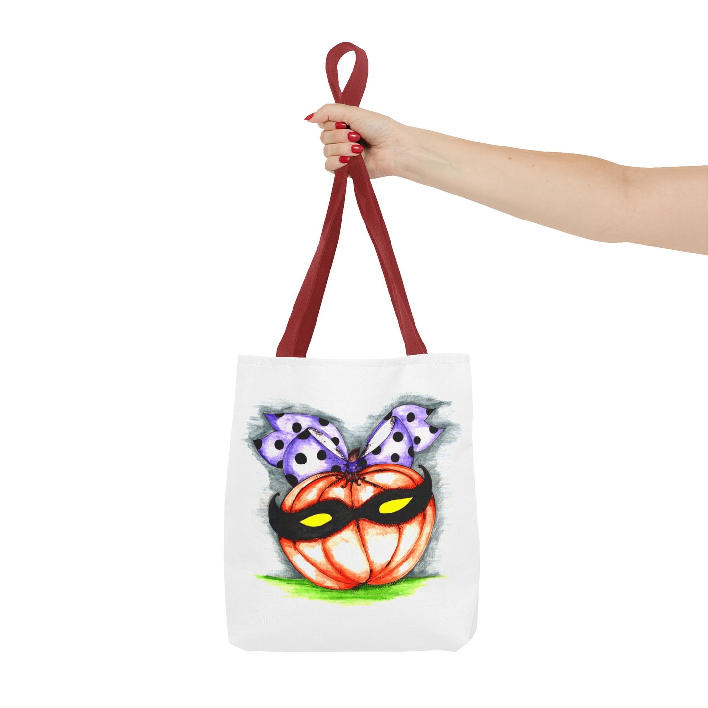 Masked Pumpkin Tote Bag