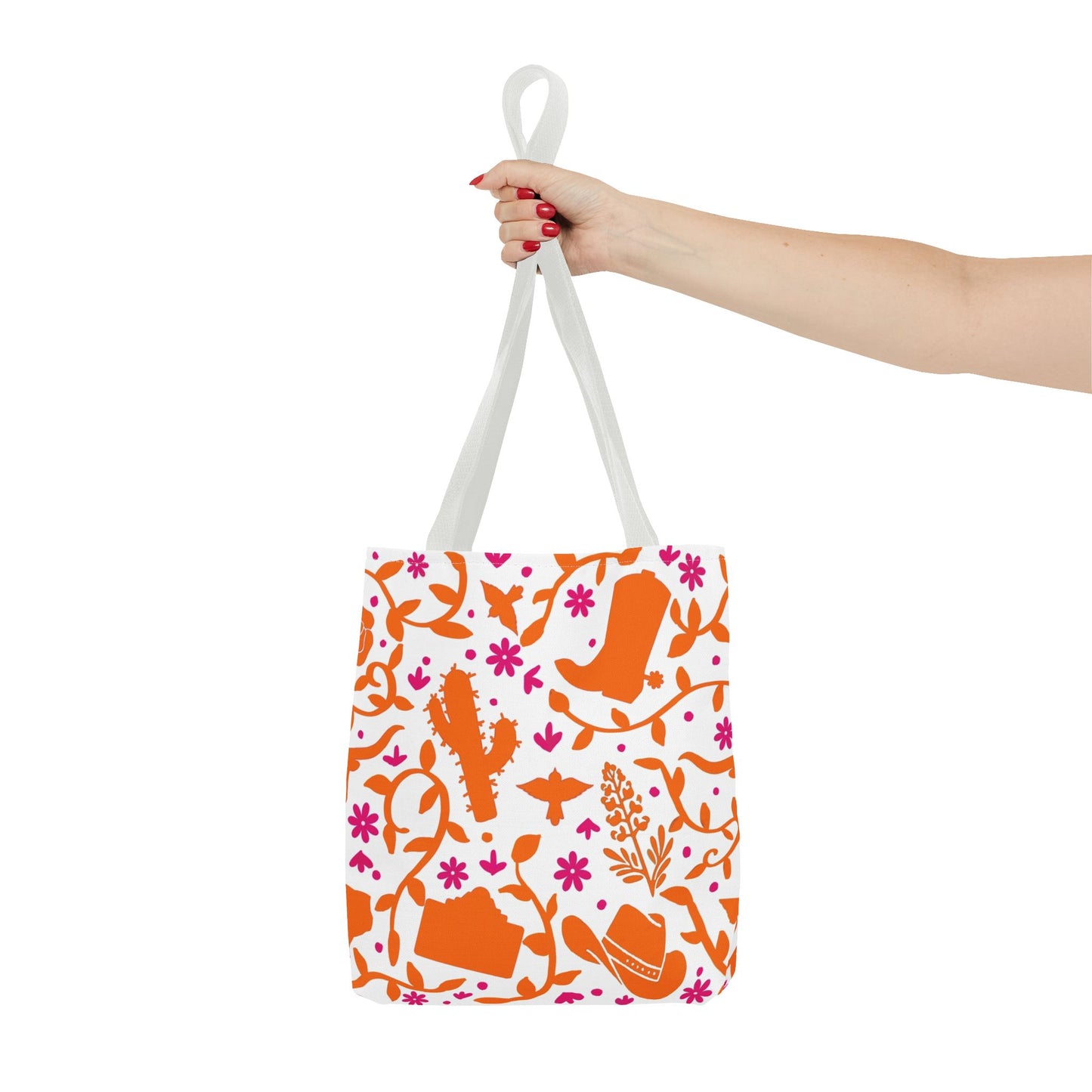 Otomi Texas Two-Tone Print Tote Bag