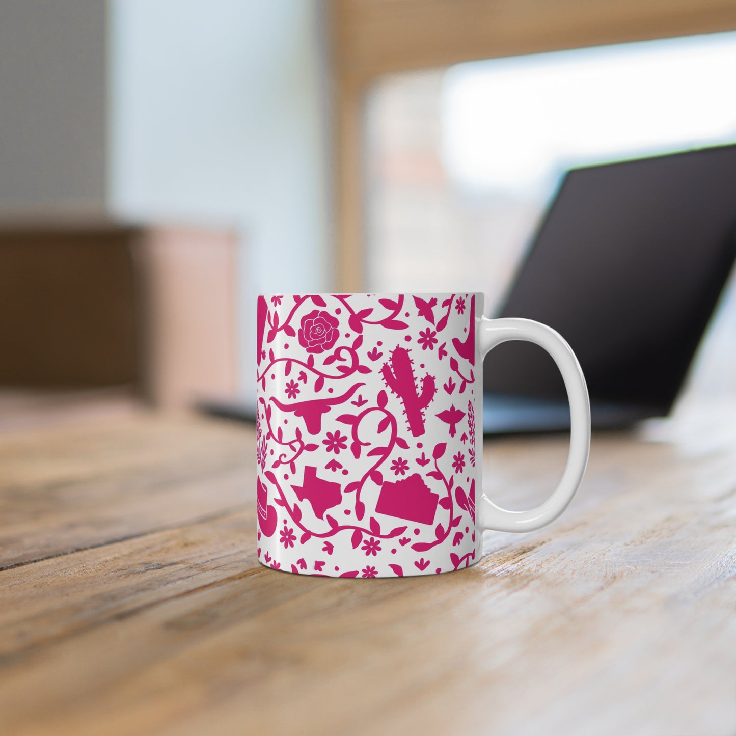 Texas Otomi Ceramic 11oz Mug