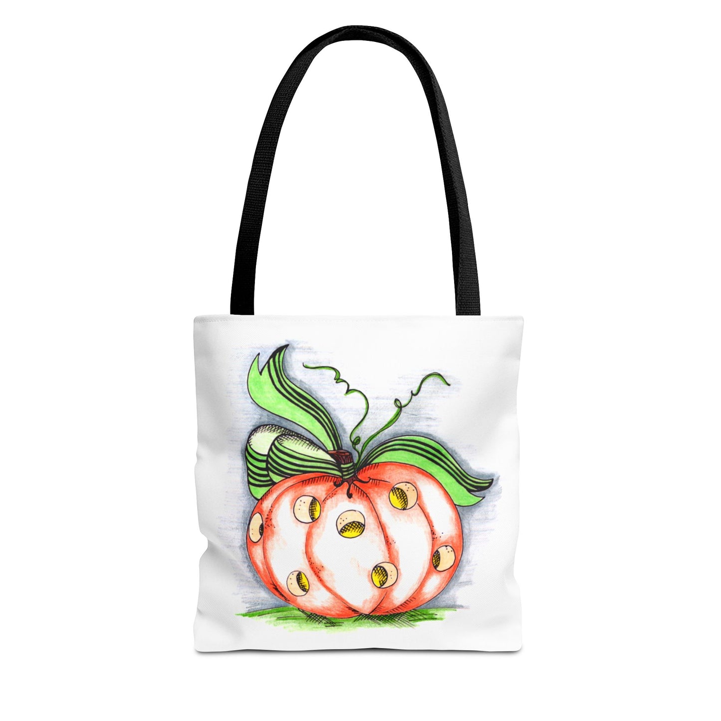 Polkadot Pumpkin Tote Bag