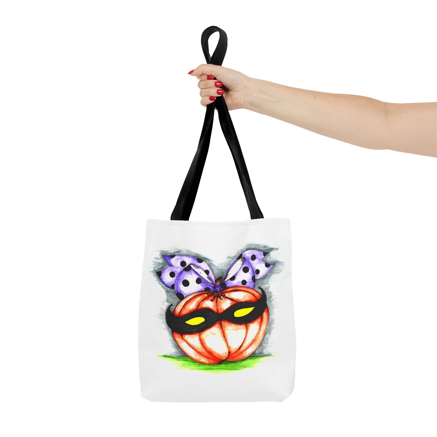 Masked Pumpkin Tote Bag