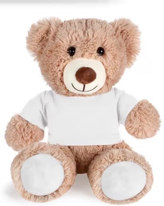 Plush Bear with Customized T-Shirt