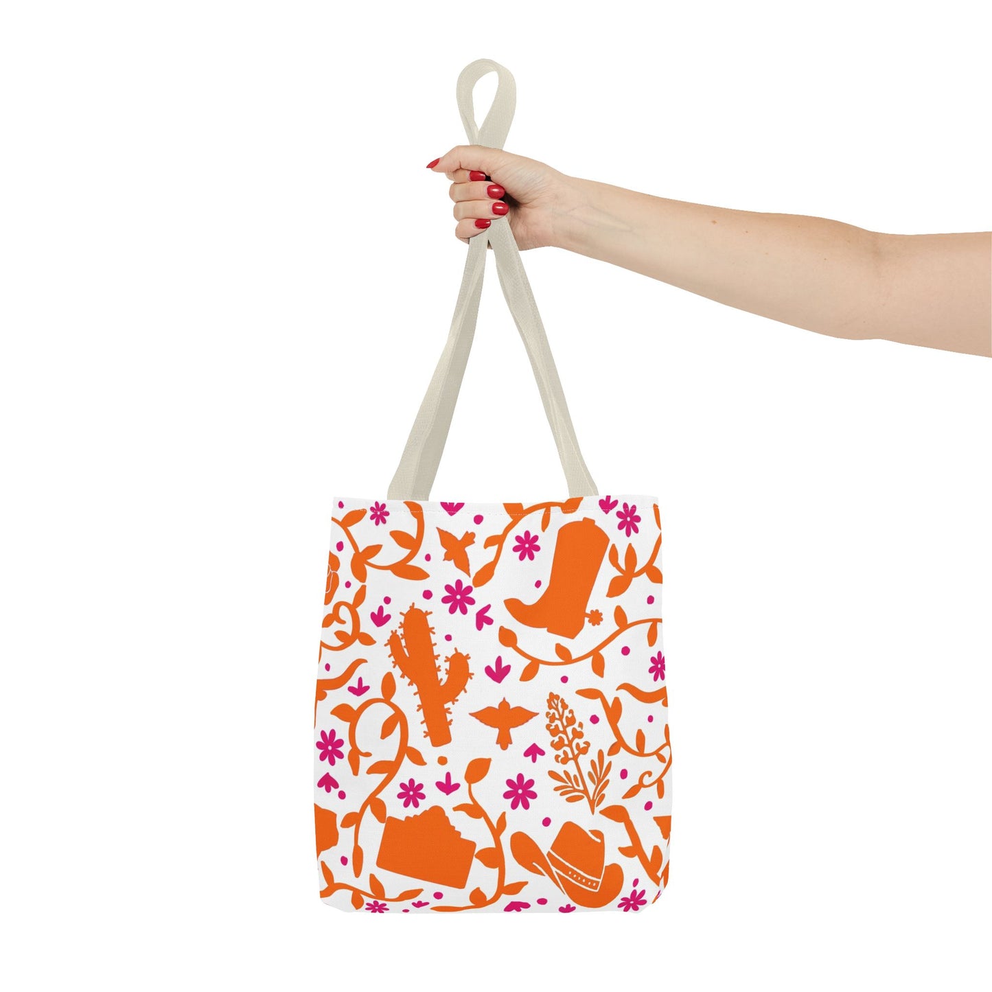 Otomi Texas Two-Tone Print Tote Bag