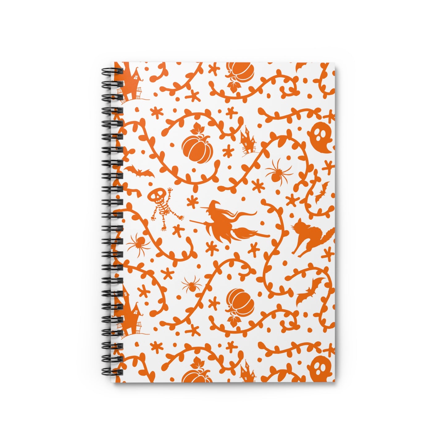 Halloween Otomi Lined Spiral Notebook