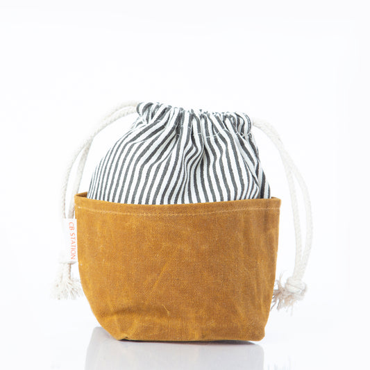 CB Station Small Waxed Canvas Bin