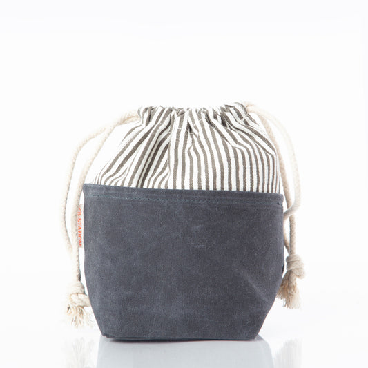 CB Station Small Waxed Canvas Bin