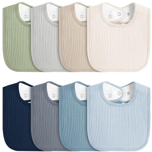 Cotton Muslin Baby Bibs