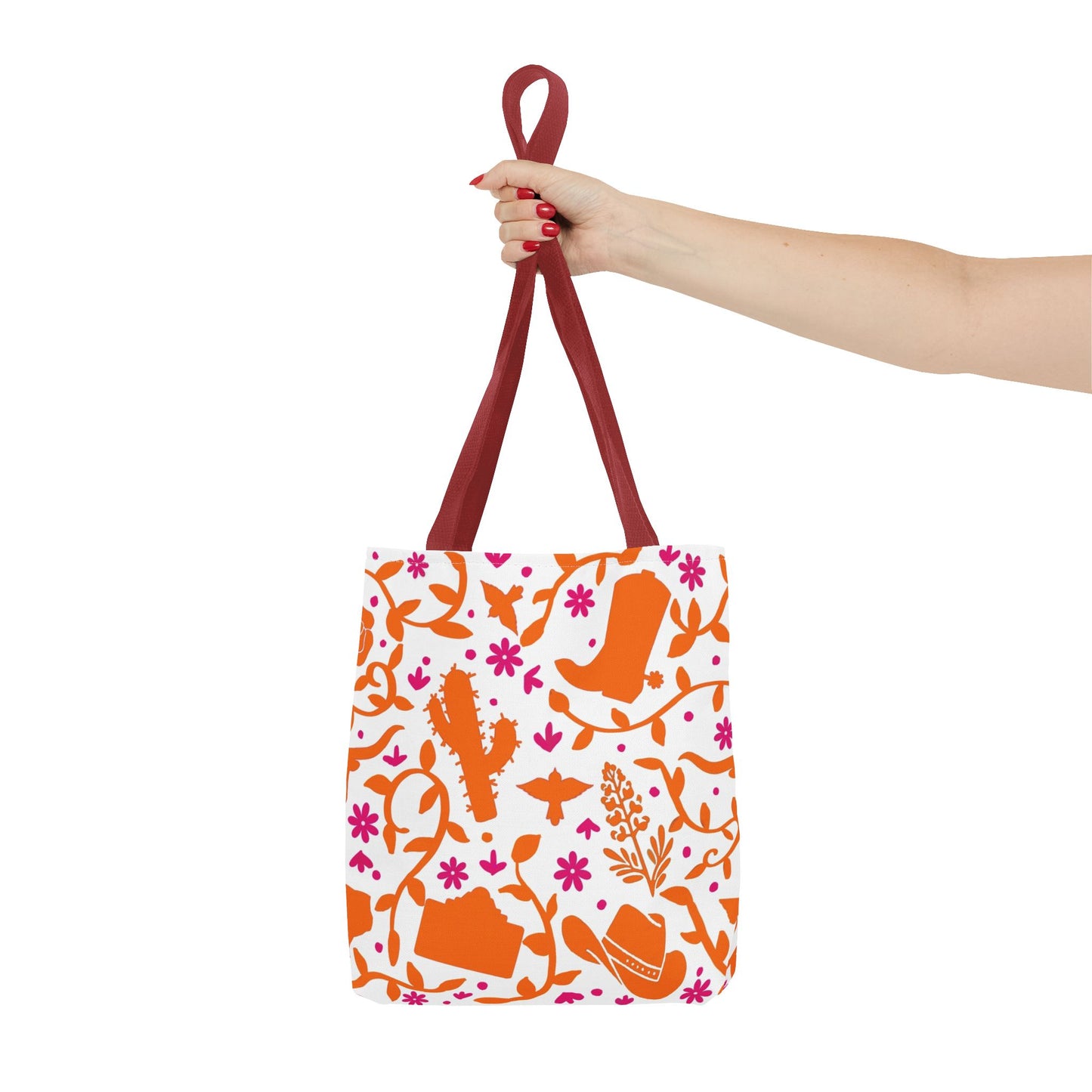 Otomi Texas Two-Tone Print Tote Bag