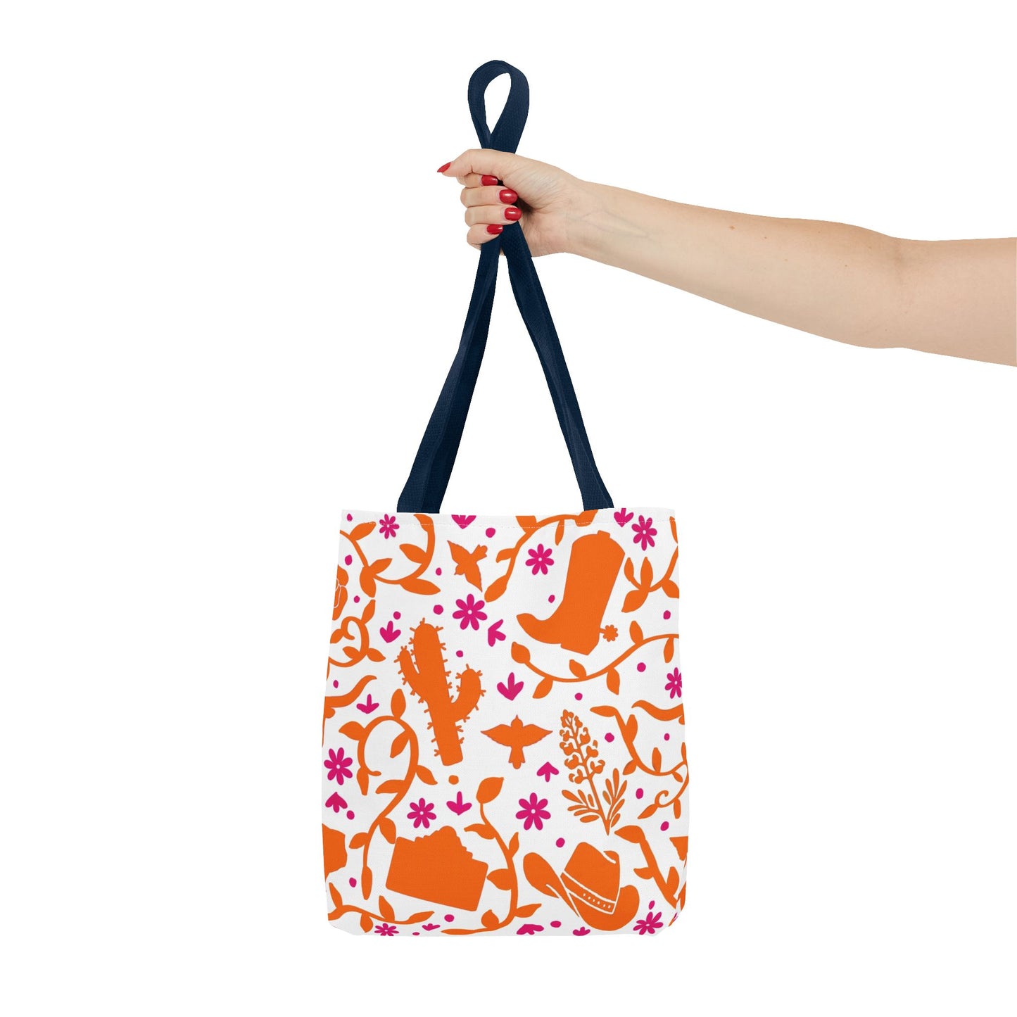 Otomi Texas Two-Tone Print Tote Bag