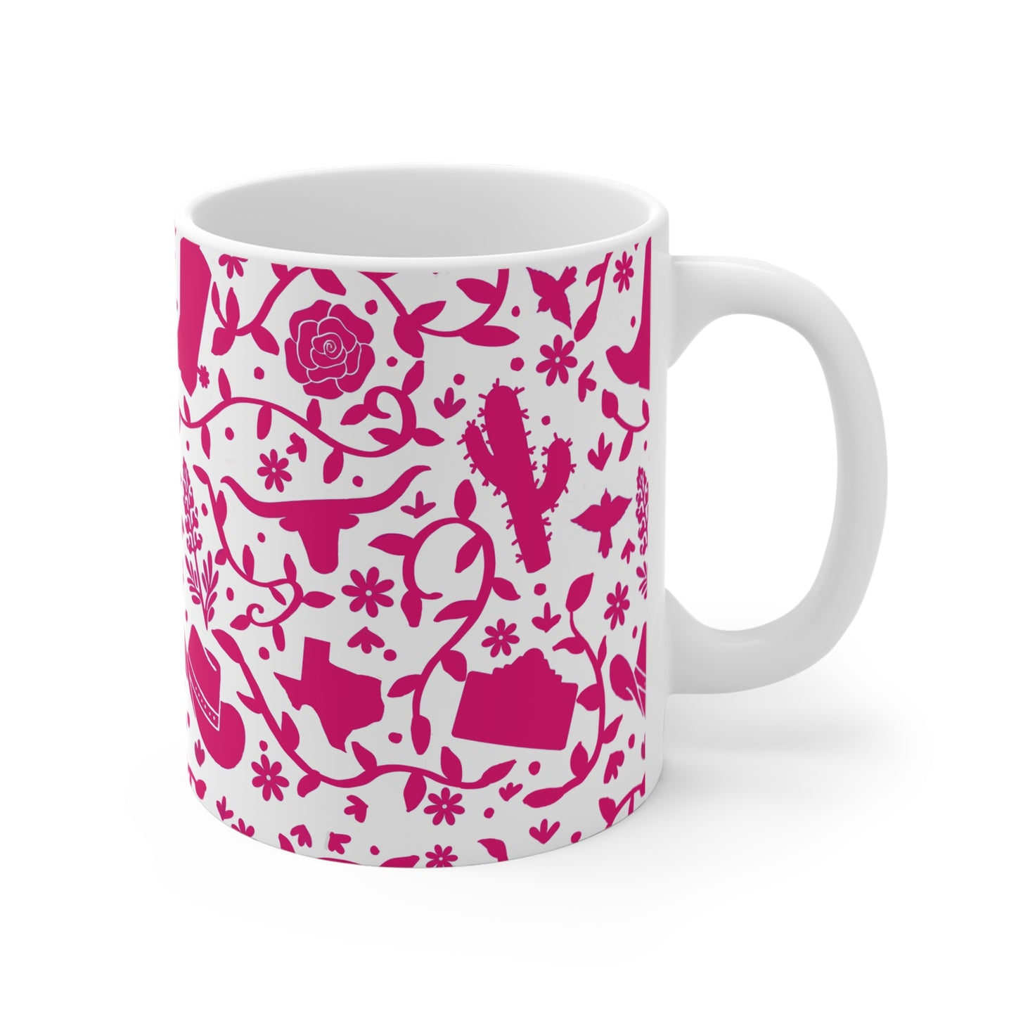 Texas Otomi Ceramic 11oz Mug