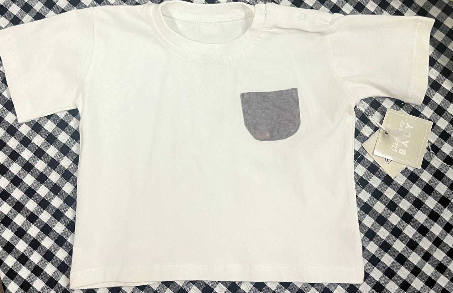 Stephan Baby Heirloom Pocket Tee