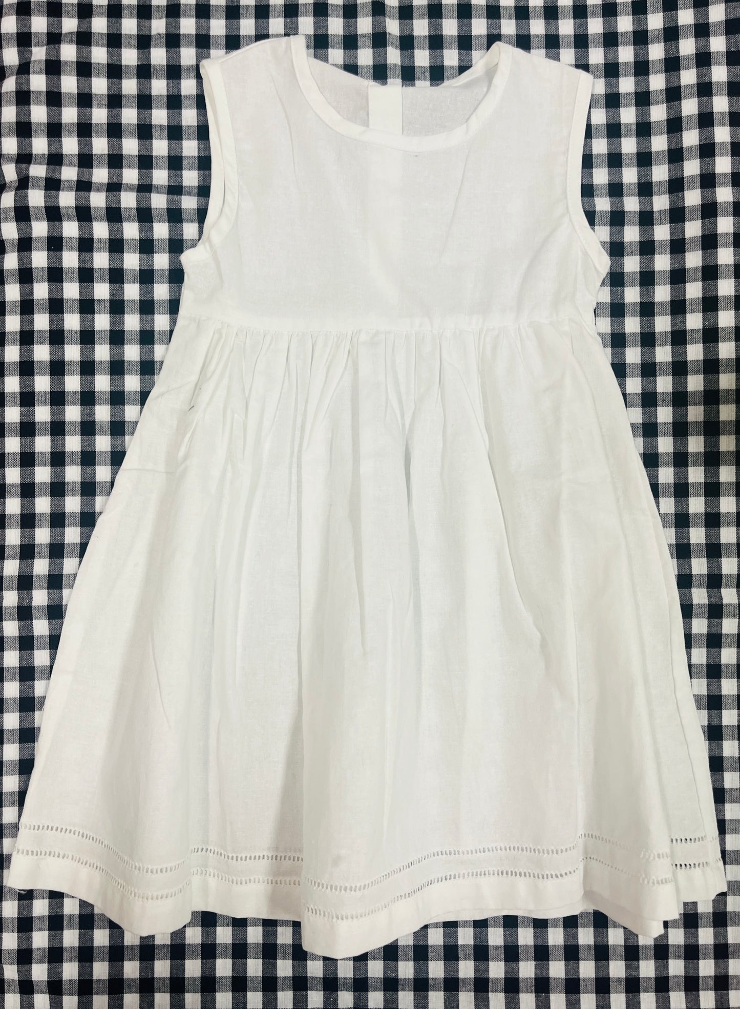 Sleeveless Linen Toddler Dress