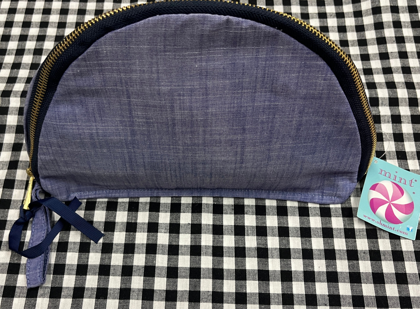 MINT Blue Chambray Taco Bags