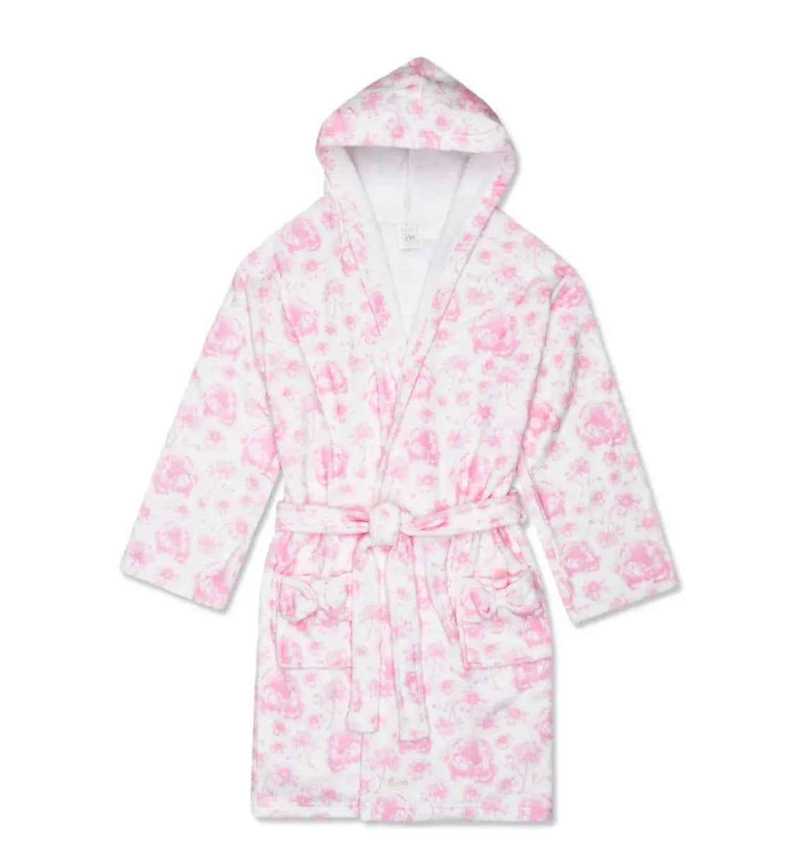 Iscream Pink Toile Girls Plush Robe