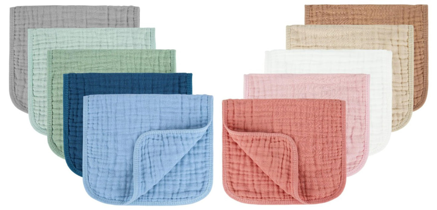 Cotton Muslin Baby Burp Cloths