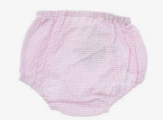 MINT Pink Seersucker Diaper Cover