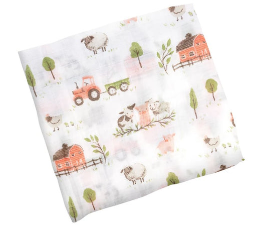 Stephen Joseph Cotton Muslin Swaddle Blankets