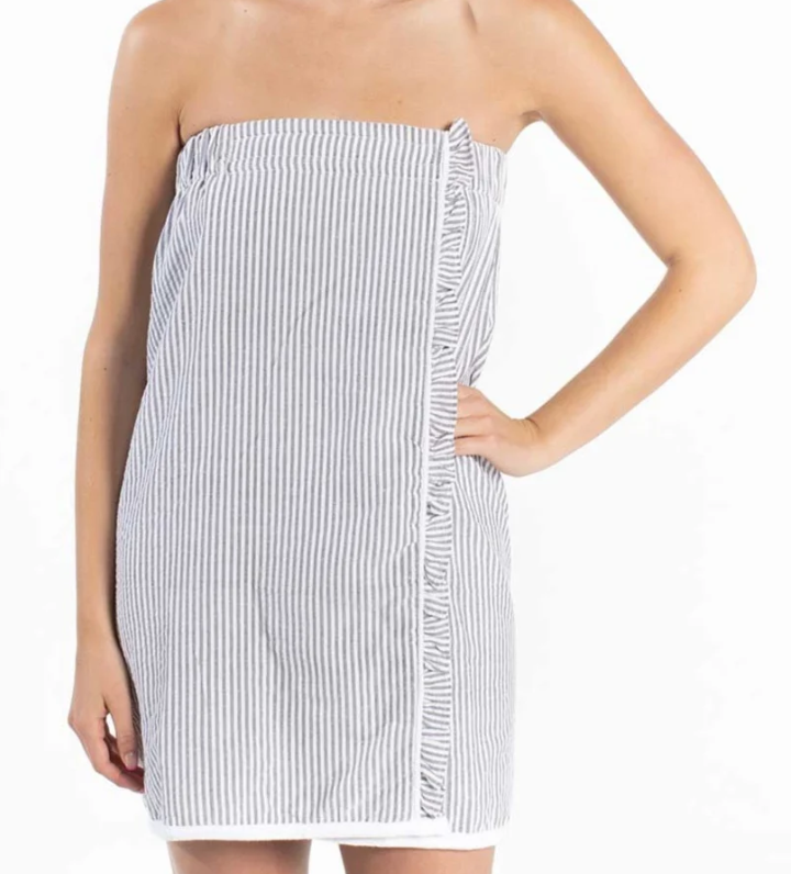 Seersucker Spa Wraps