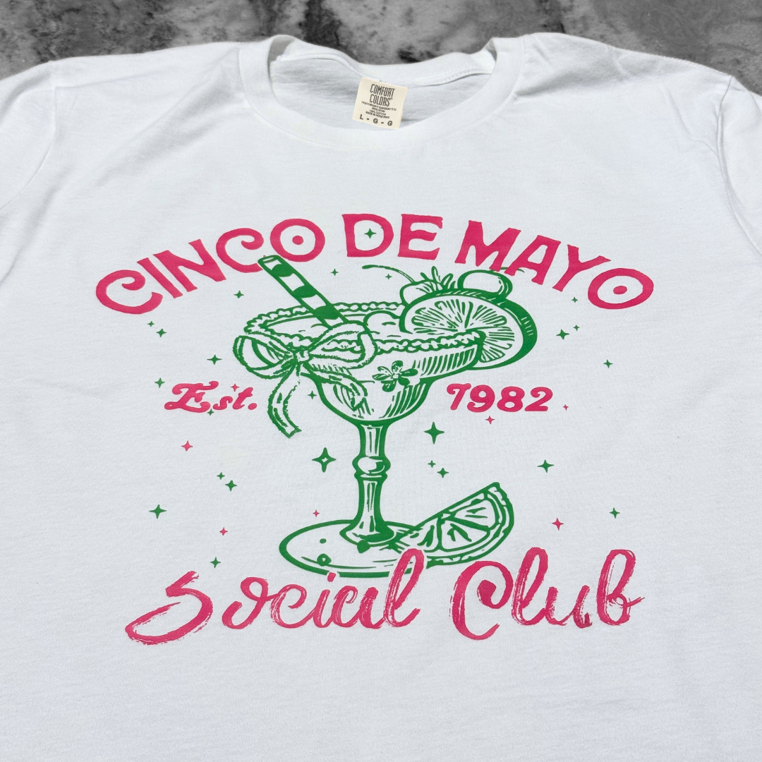 Cinco de Mayo Social Club Printed Tee