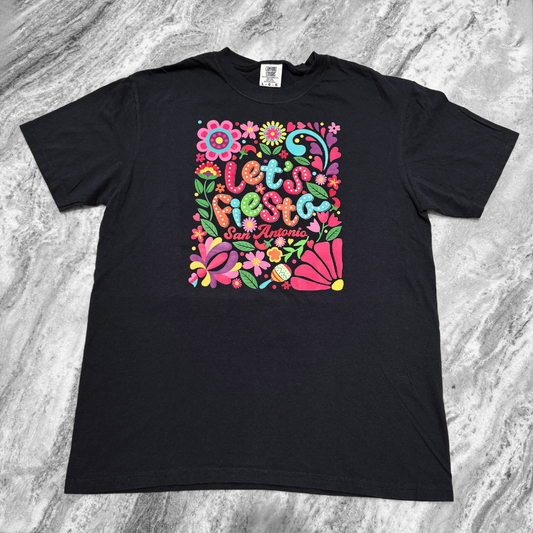 Let's Fiesta San Antonio Printed Tee
