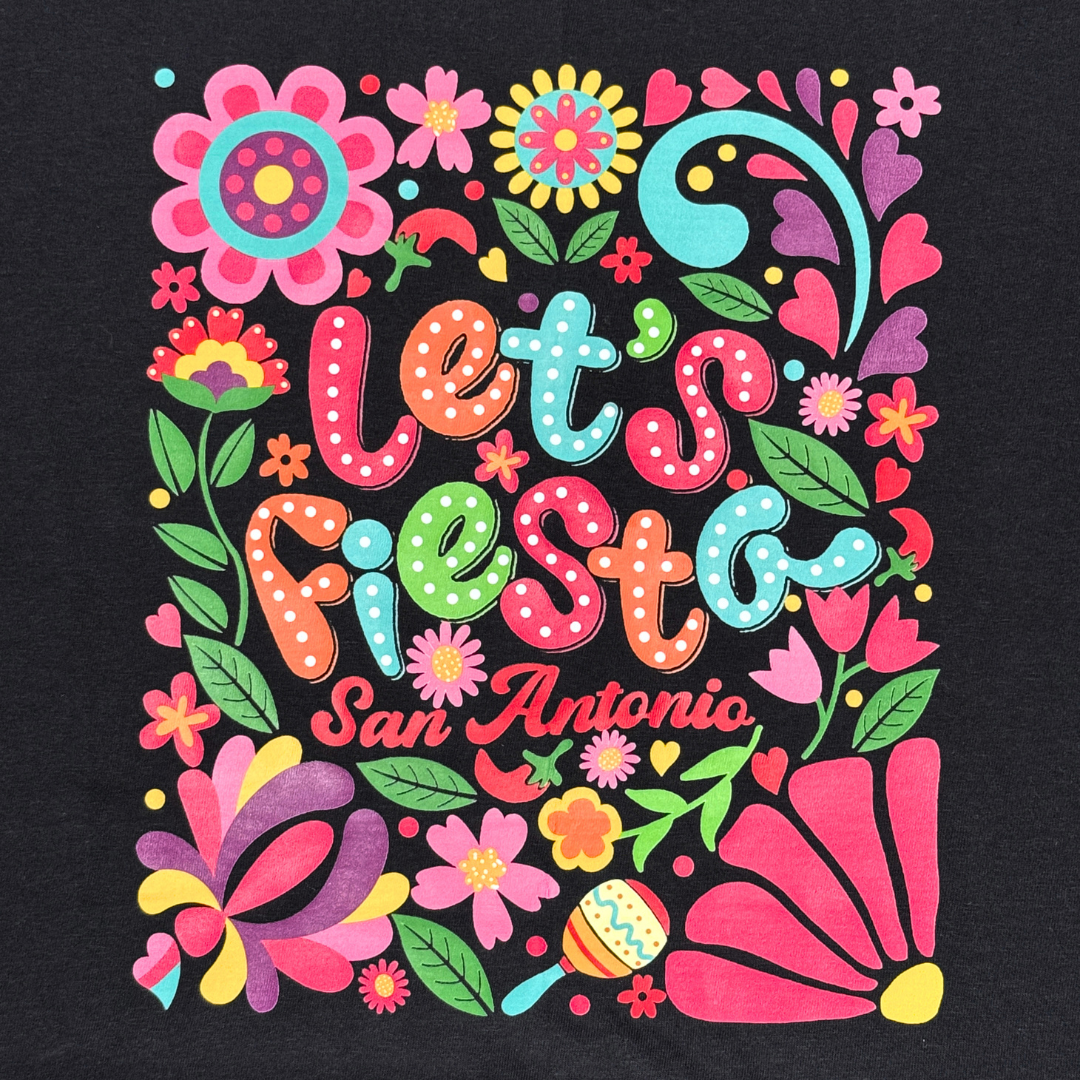 Let's Fiesta San Antonio Printed Tee
