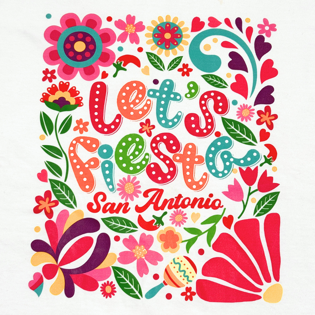 Let's Fiesta San Antonio Printed Tee