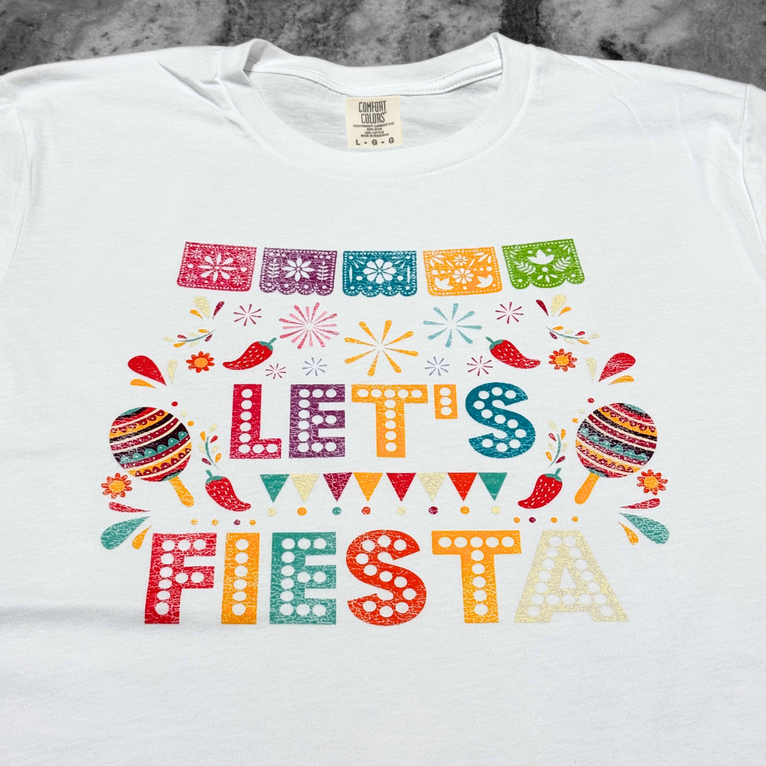 Let's Fiesta Printed Tee