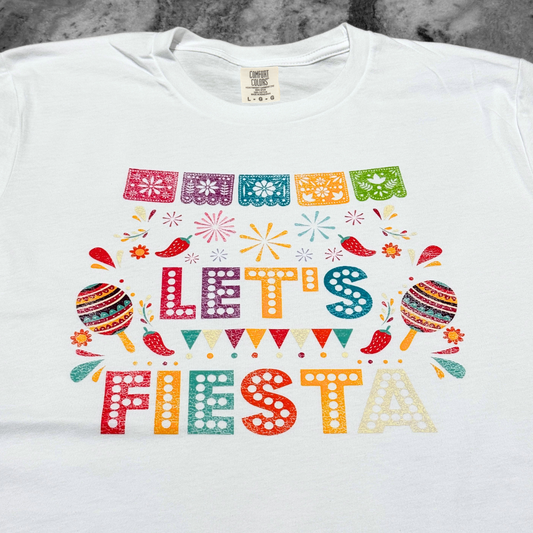 Let's Fiesta Printed Tee