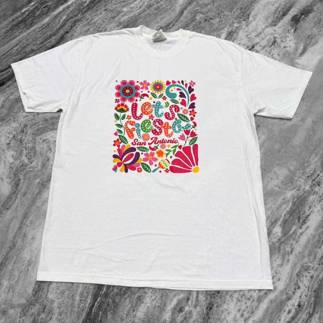 Let's Fiesta San Antonio Printed Tee