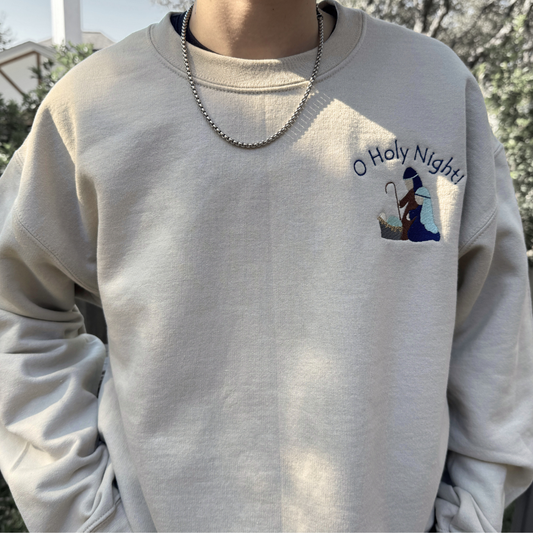 O Holy Night! Crewneck Sweatshirt