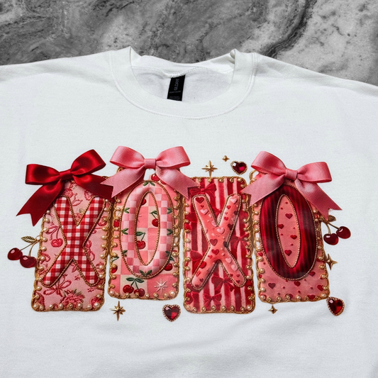XOXO Valentine's Printed Sweatshirt