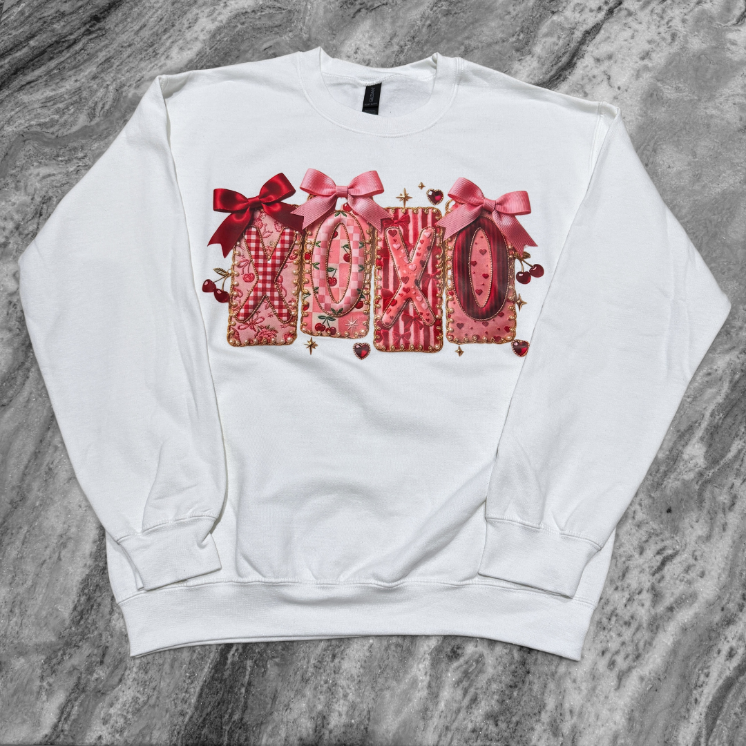 XOXO Valentine's Printed Sweatshirt