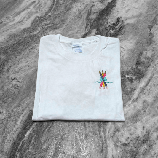 Youth Ribbon Pencil Tee