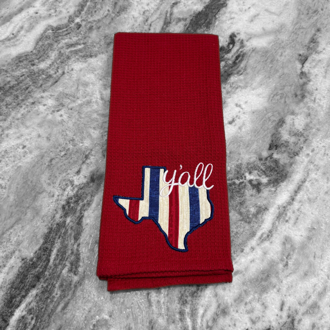 Texas Y'all Kitchen Towel