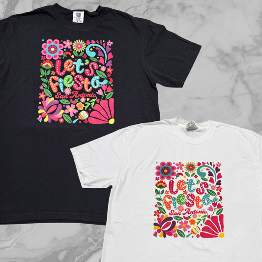 Let's Fiesta San Antonio Printed Tee