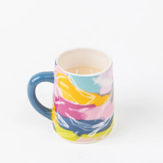 Sweet Grace 14.4oz Coffee Mug Candle (Multicolor)